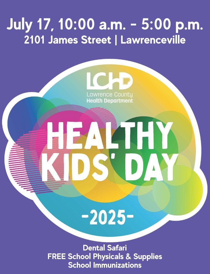 Lawrence County Health Department Healthy Kids Day, Illinois